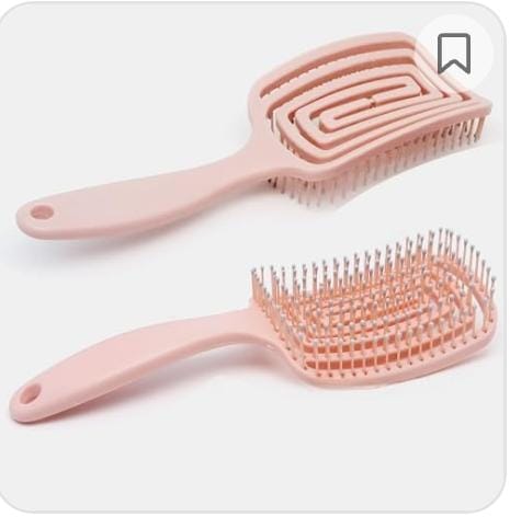 Fashion Salon Wide Tooth Comb Hairdresser Styling Massage Comb Curved Comb for Hair Care Removing Tangles Barber Accessories